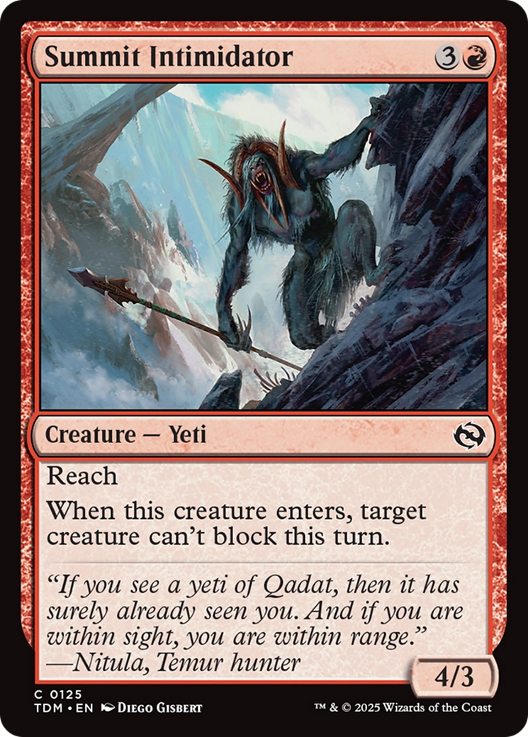 Summit Intimidator [Tarkir: Dragonstorm] | Black Swamp Games