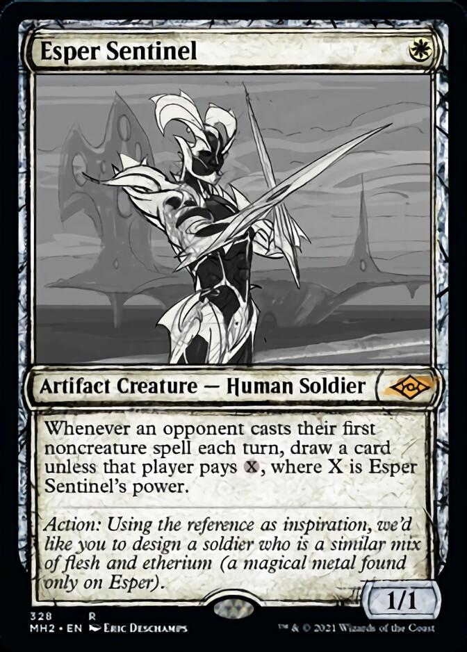 Esper Sentinel (Sketch) [Modern Horizons 2] | Black Swamp Games