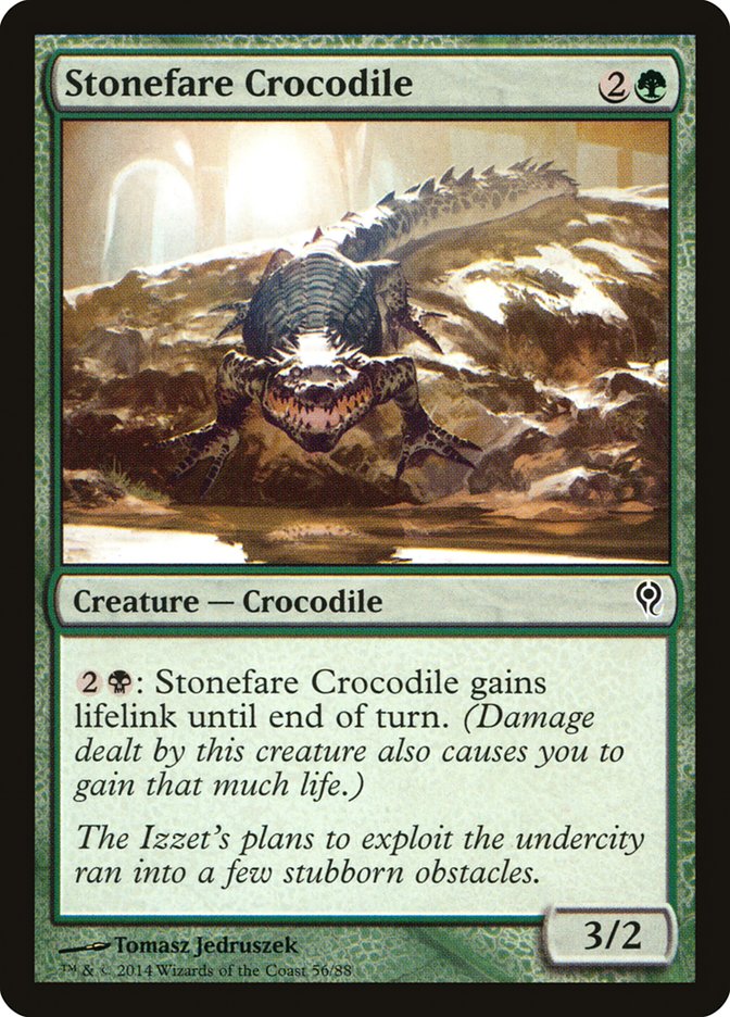 Stonefare Crocodile [Duel Decks: Jace vs. Vraska] | Black Swamp Games