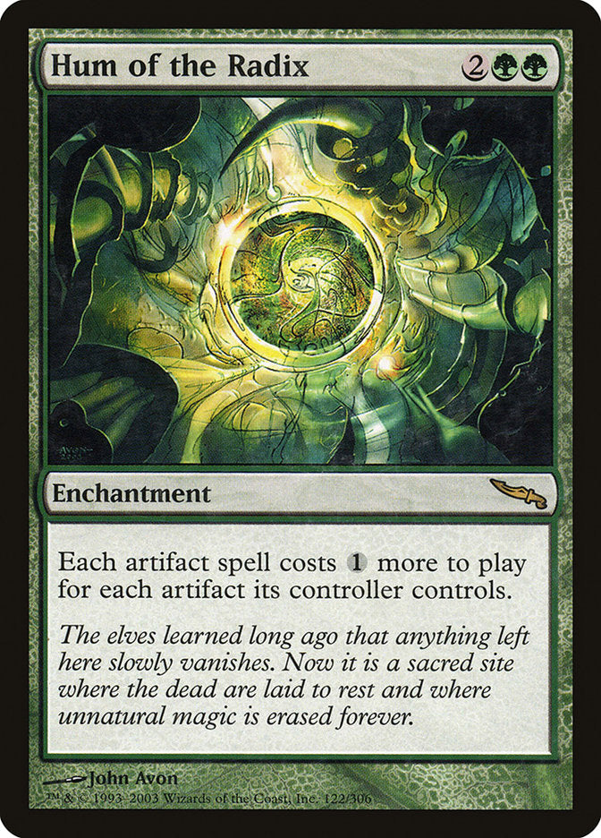 Hum of the Radix [Mirrodin] | Black Swamp Games