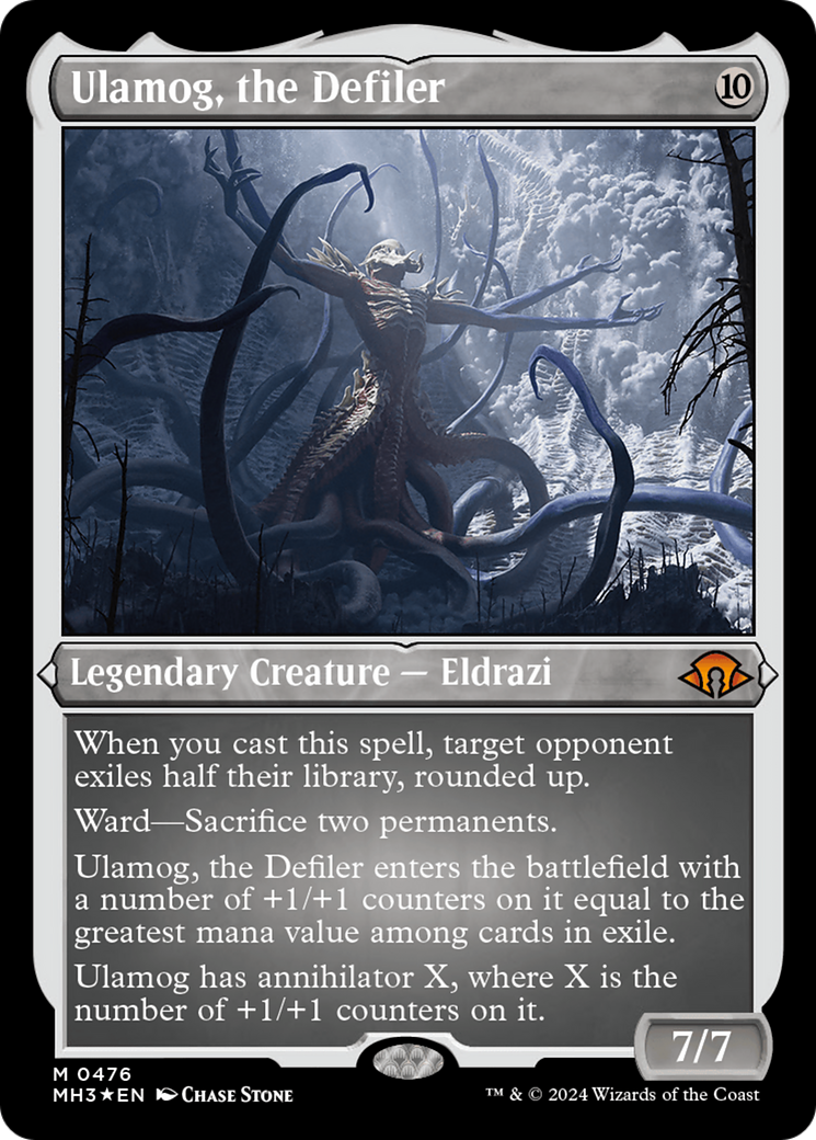 Ulamog, the Defiler (Foil Etched) [Modern Horizons 3] | Black Swamp Games