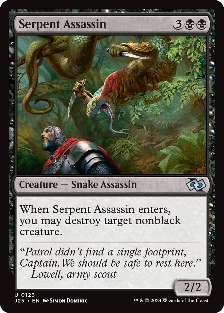 Serpent Assassin [Foundations Jumpstart] | Black Swamp Games