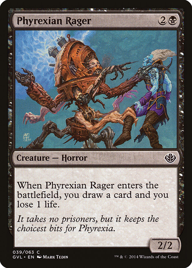 Phyrexian Rager (Garruk vs. Liliana) [Duel Decks Anthology] | Black Swamp Games