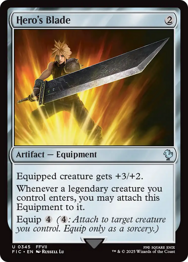 Hero's Blade [FINAL FANTASY Commander] | Black Swamp Games