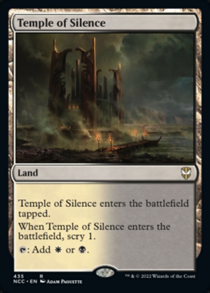Temple of Silence [Streets of New Capenna Commander] | Black Swamp Games