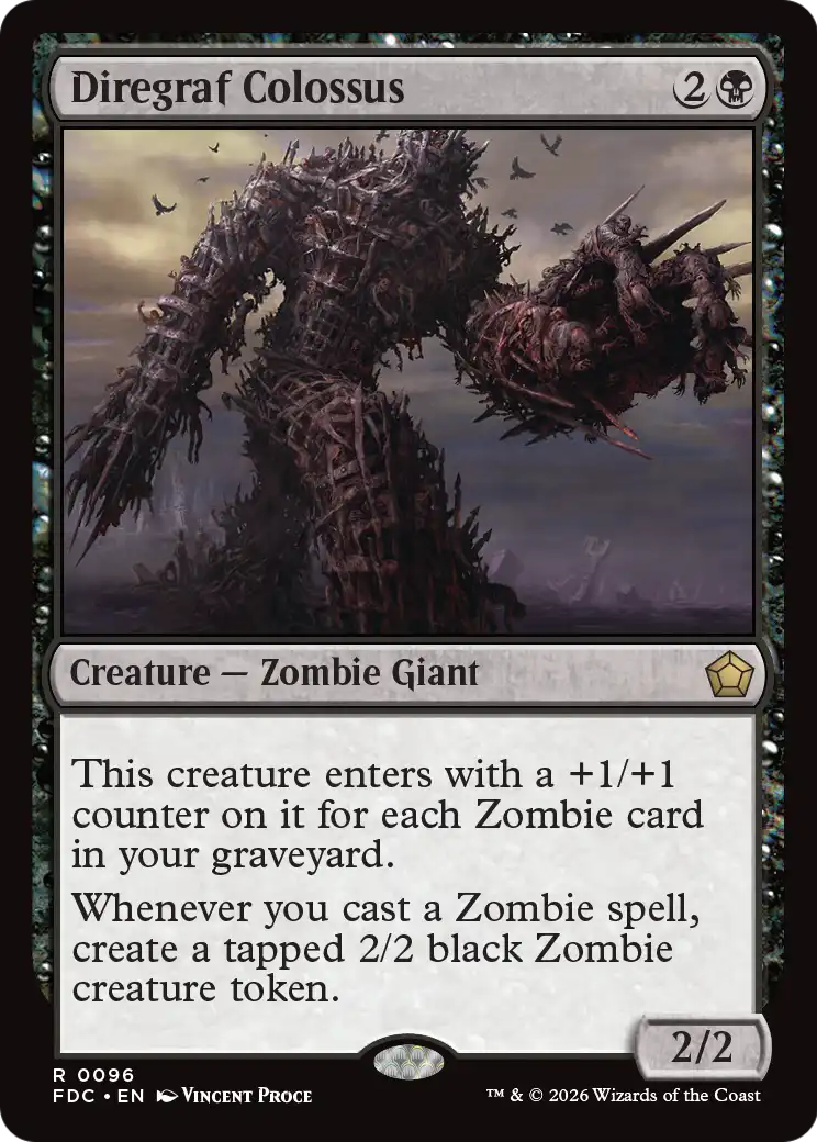 Diregraf Colossus [Foundations Commander] | Black Swamp Games