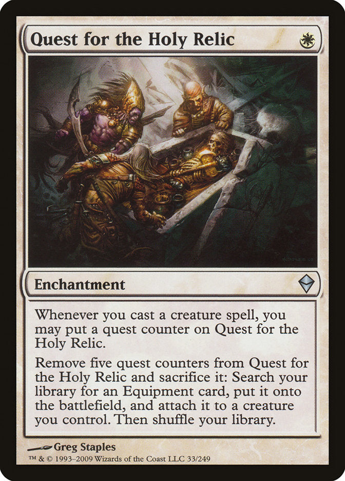 Quest for the Holy Relic [Zendikar] | Black Swamp Games