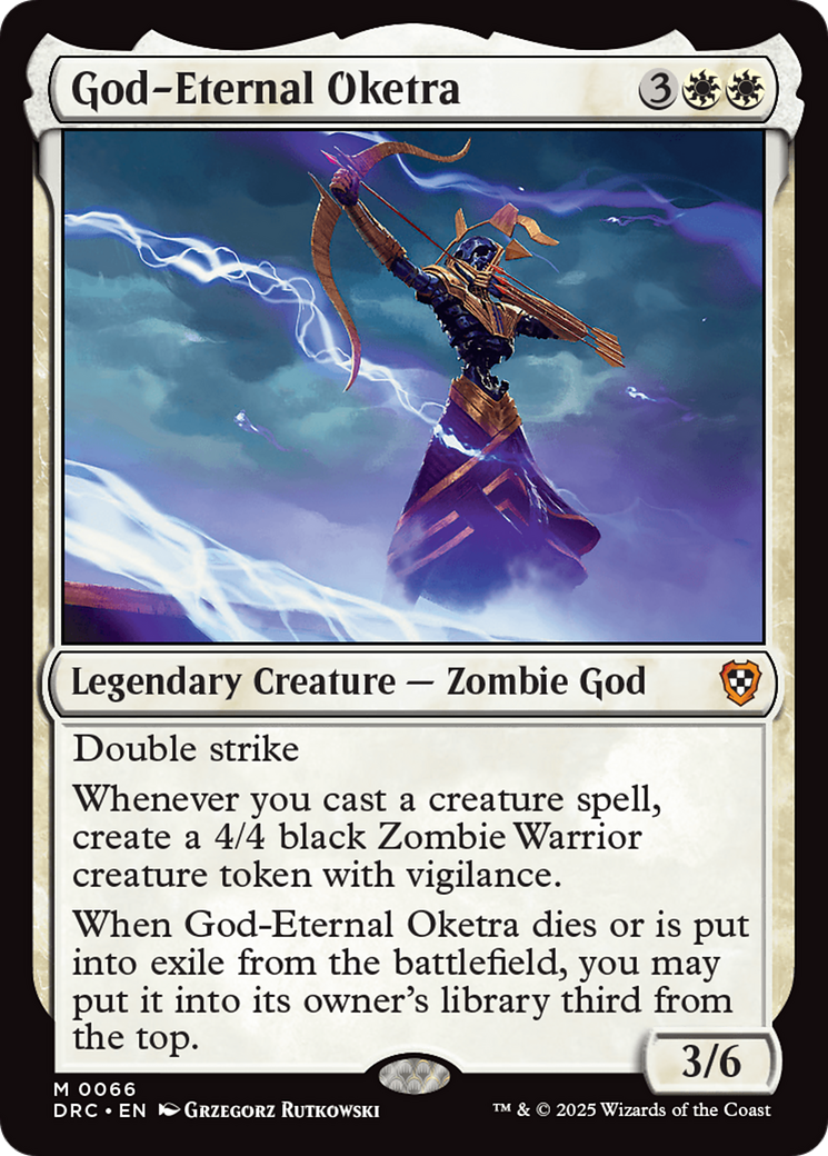 God-Eternal Oketra [Aetherdrift Commander] | Black Swamp Games