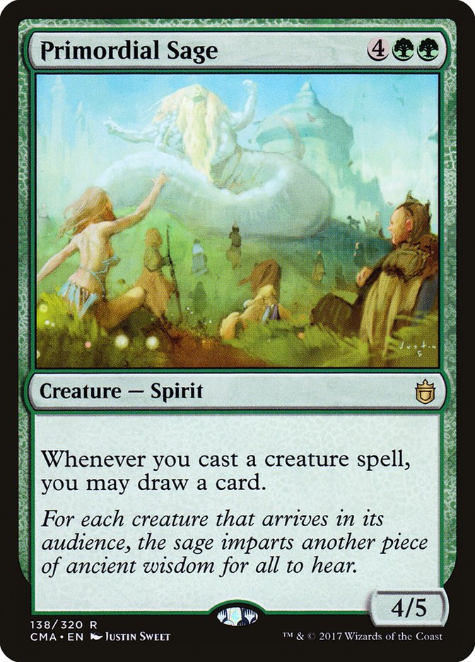 Primordial Sage [Commander Anthology] | Black Swamp Games