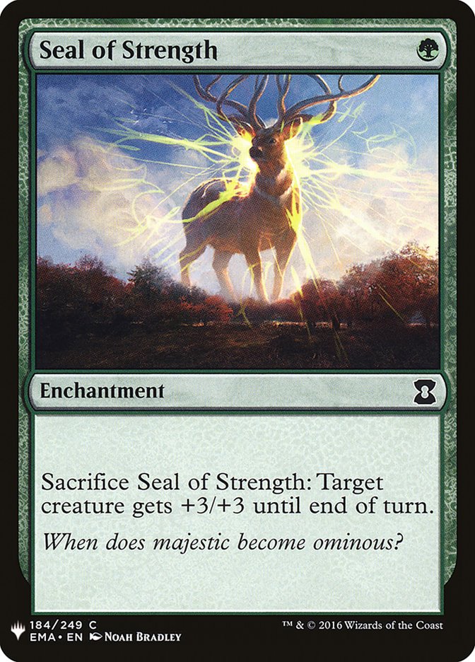 Seal of Strength [Mystery Booster] | Black Swamp Games