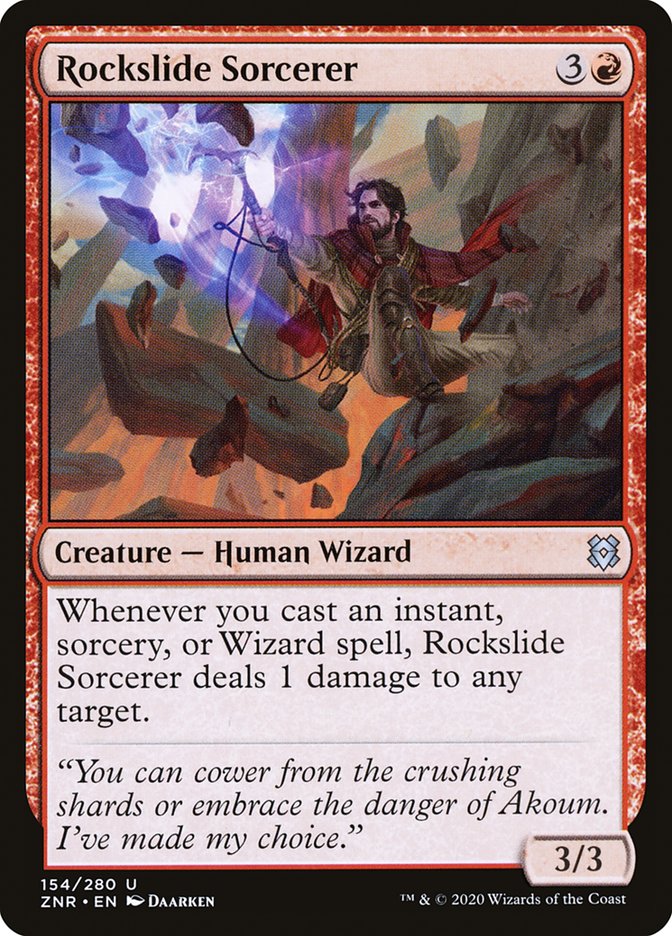 Rockslide Sorcerer [Zendikar Rising] | Black Swamp Games