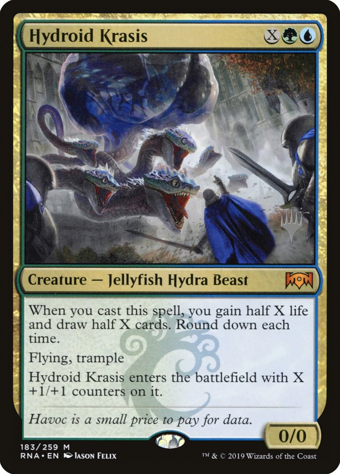 Hydroid Krasis (Promo Pack) [Ravnica Allegiance Promos] | Black Swamp Games