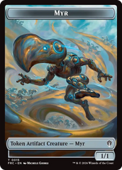 Gingerbrute // Myr Double-Sided Token [Reality Fracture Commander Tokens] | Black Swamp Games