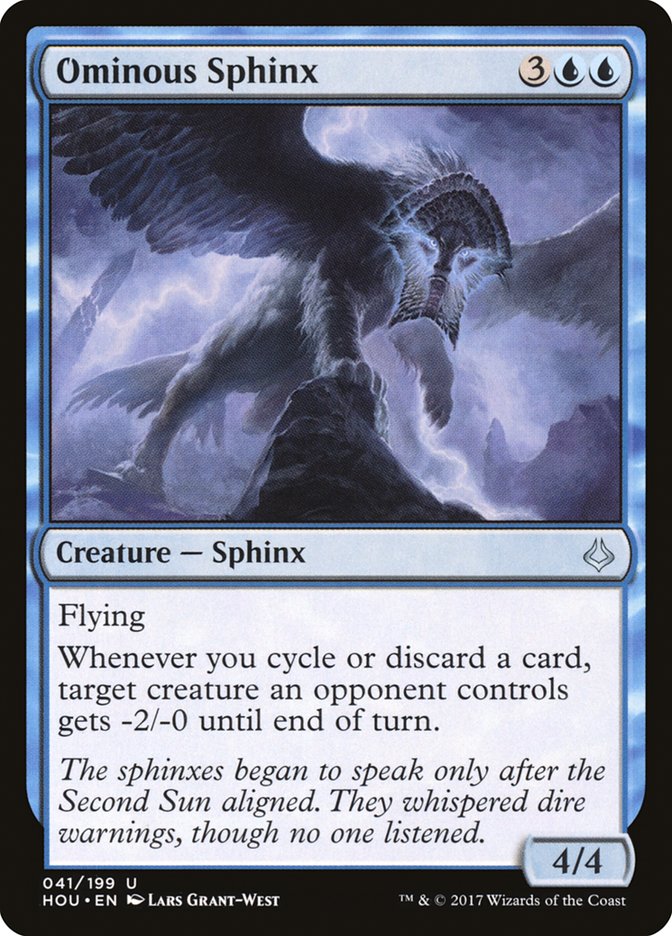 Ominous Sphinx [Hour of Devastation] | Black Swamp Games