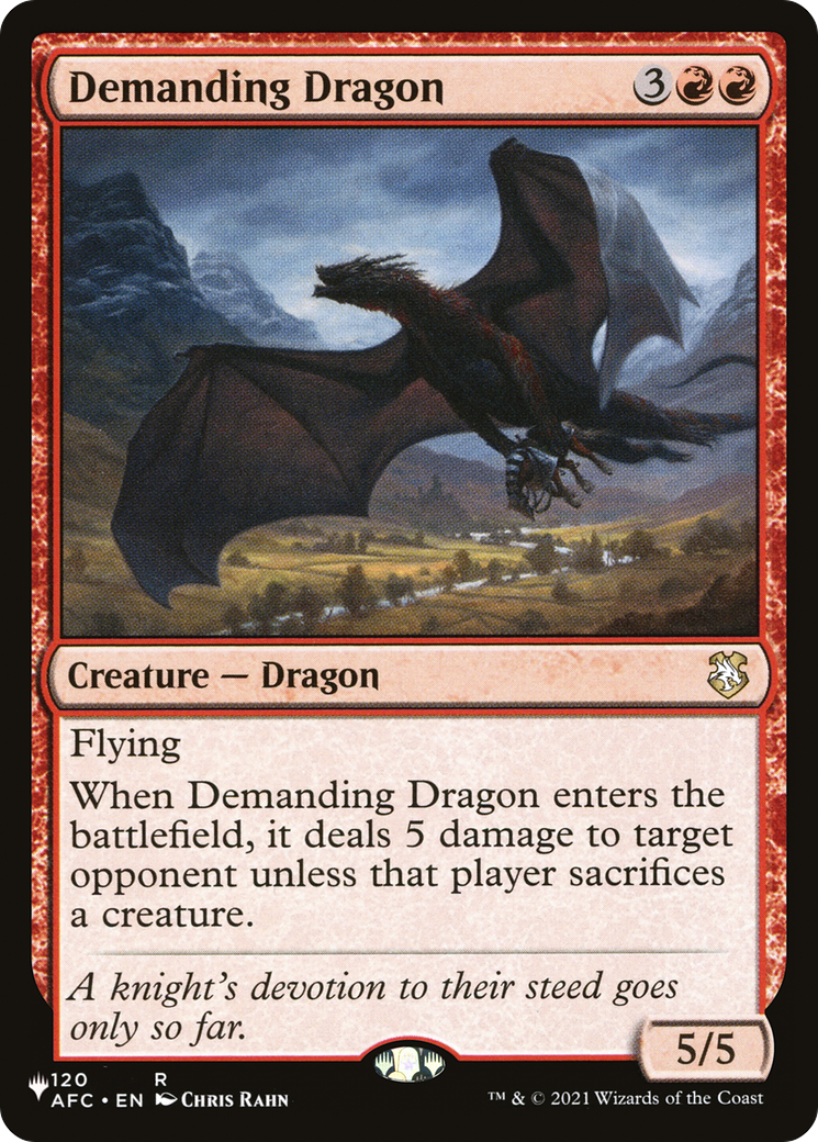 Demanding Dragon [The List] | Black Swamp Games