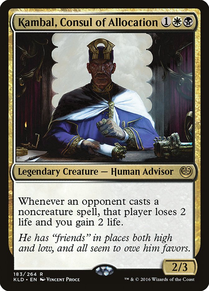 Kambal, Consul of Allocation [Kaladesh] | Black Swamp Games