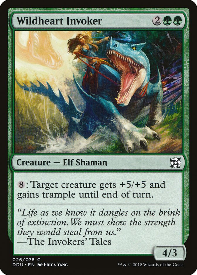 Wildheart Invoker [Duel Decks: Elves vs. Inventors] | Black Swamp Games