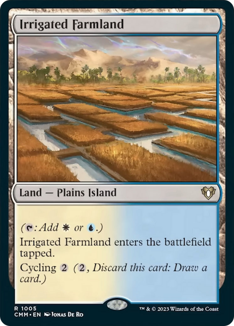 Irrigated Farmland [Commander Masters] | Black Swamp Games