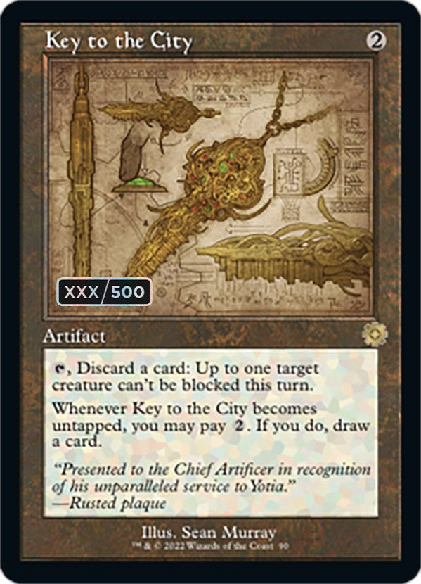 Key to the City (Retro Schematic) (Serialized) [The Brothers' War Retro Artifacts] | Black Swamp Games