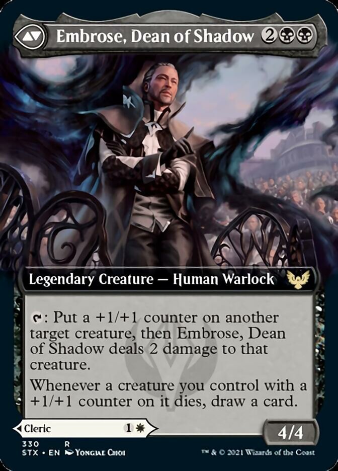 Shaile, Dean of Radiance // Embrose, Dean of Shadow (Extended Art) [Strixhaven: School of Mages] | Black Swamp Games