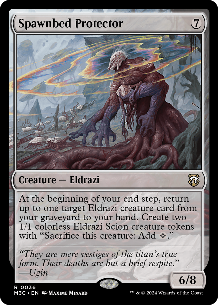 Spawnbed Protector (Ripple Foil) [Modern Horizons 3 Commander] | Black Swamp Games