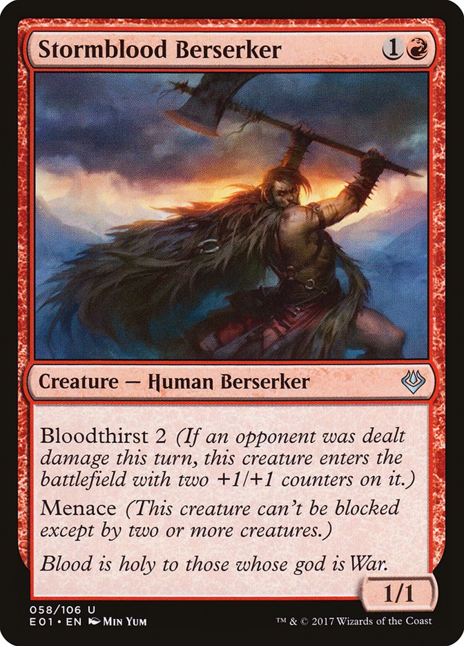 Stormblood Berserker [Archenemy: Nicol Bolas] | Black Swamp Games