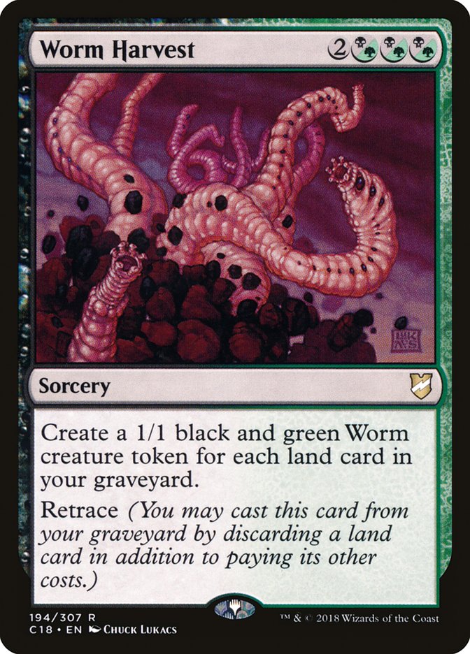 Worm Harvest [Commander 2018] | Black Swamp Games