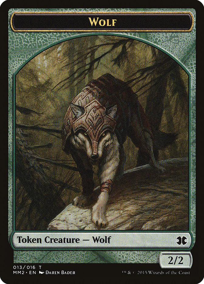 Wolf Token [Modern Masters 2015 Tokens] | Black Swamp Games