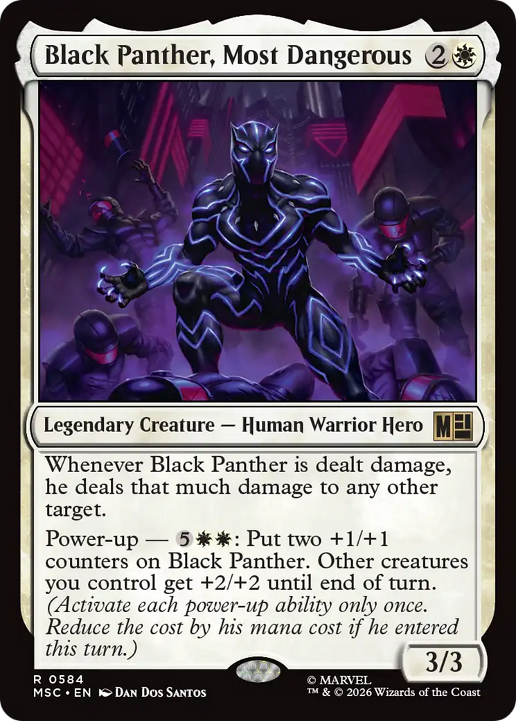 Black Panther, Most Dangerous [Marvel Super Heroes Commander] | Black Swamp Games