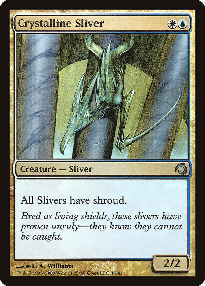 Crystalline Sliver [Premium Deck Series: Slivers] | Black Swamp Games