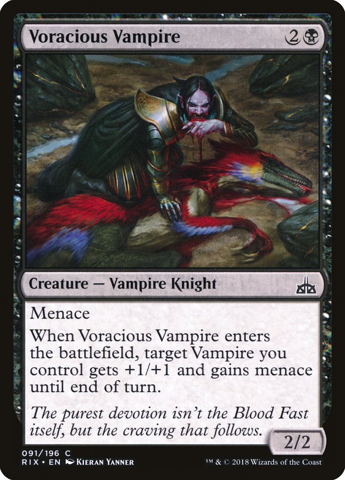 Voracious Vampire [Rivals of Ixalan] | Black Swamp Games