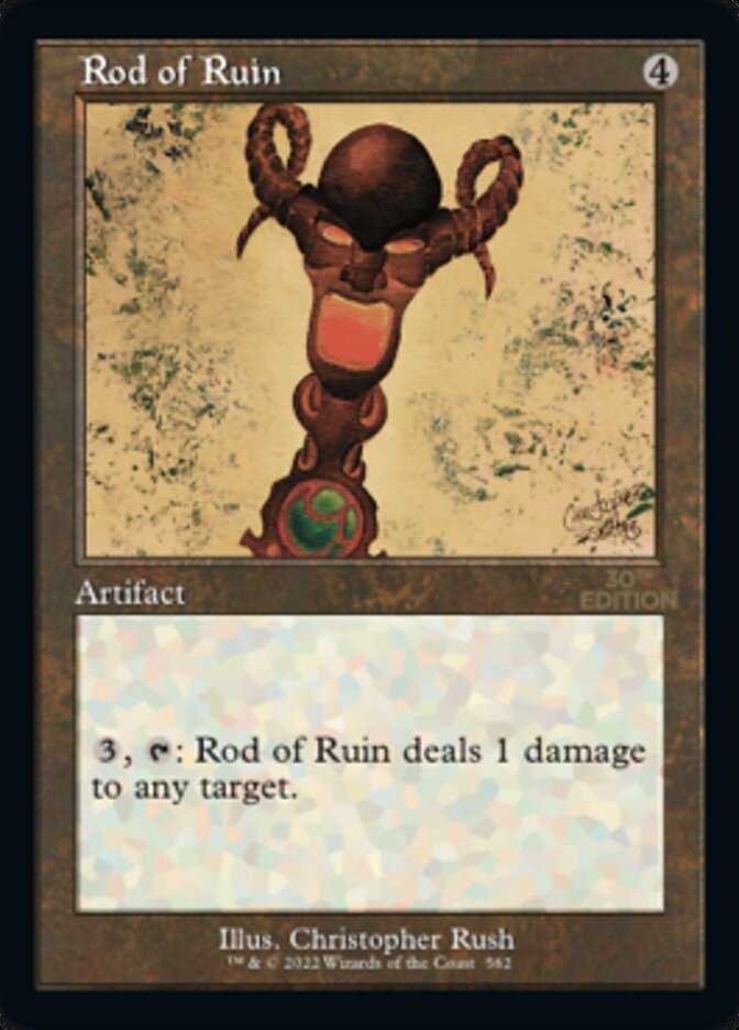 Rod of Ruin (Retro) [30th Anniversary Edition] | Black Swamp Games