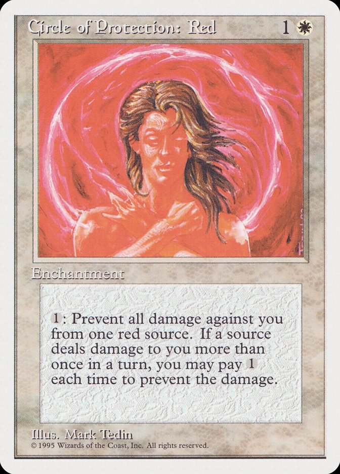 Circle of Protection: Red [Rivals Quick Start Set] | Black Swamp Games