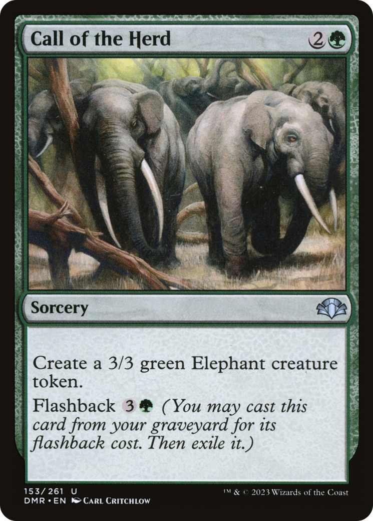Call of the Herd [Dominaria Remastered] | Black Swamp Games