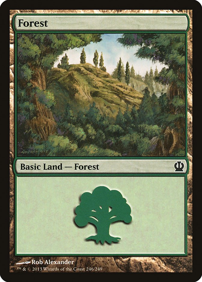 Forest (246) [Theros] | Black Swamp Games