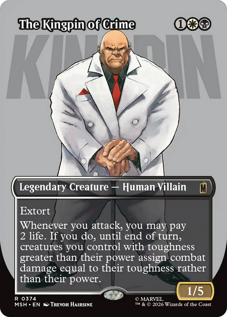 The Kingpin of Crime (Borderless) (0374) [Marvel Super Heroes] | Black Swamp Games