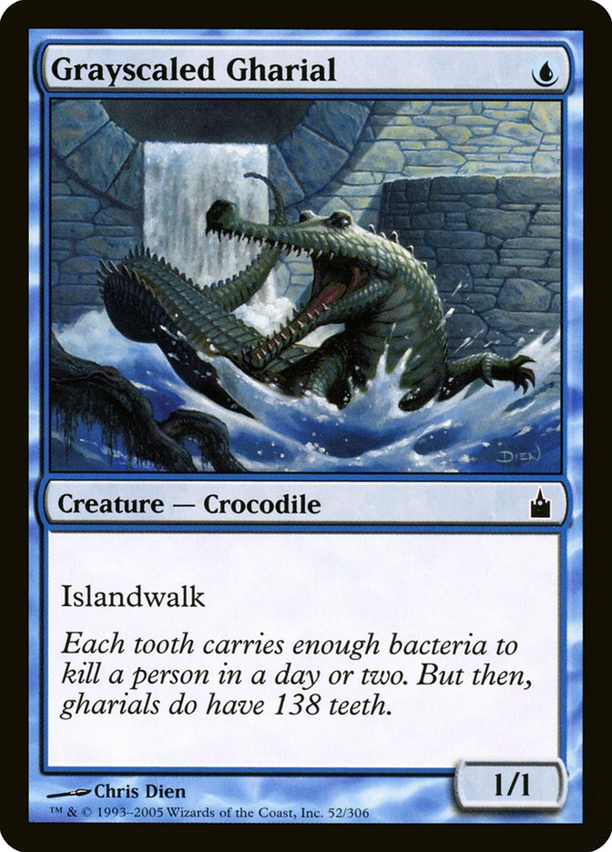 Grayscaled Gharial [Ravnica: City of Guilds] | Black Swamp Games