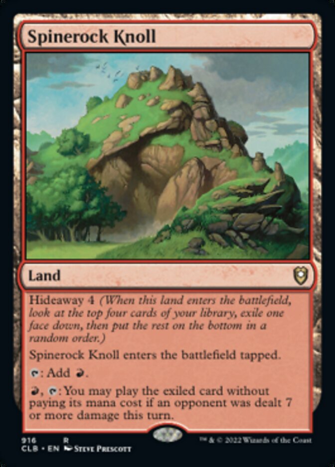 Spinerock Knoll [Commander Legends: Battle for Baldur's Gate] | Black Swamp Games