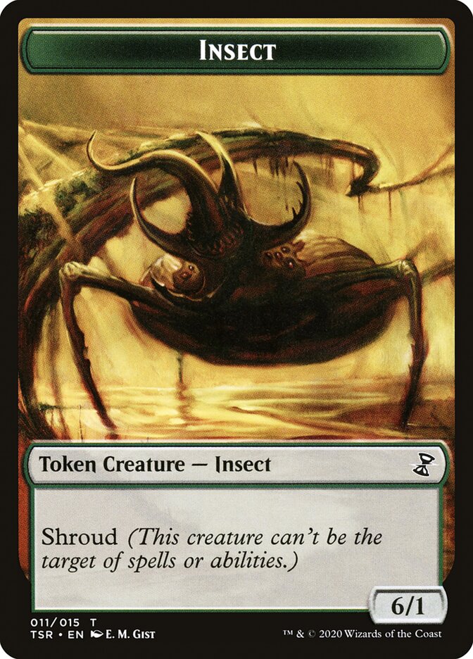 Insect Token [Time Spiral Remastered Tokens] | Black Swamp Games