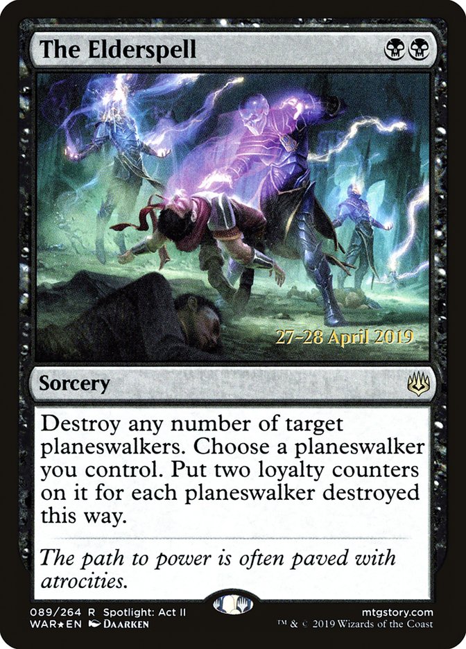 The Elderspell [War of the Spark Prerelease Promos] | Black Swamp Games