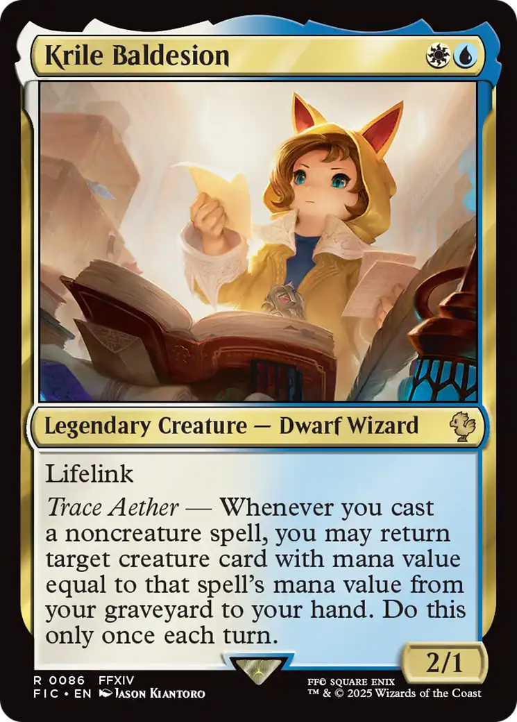 Krile Baldesion [FINAL FANTASY Commander] | Black Swamp Games