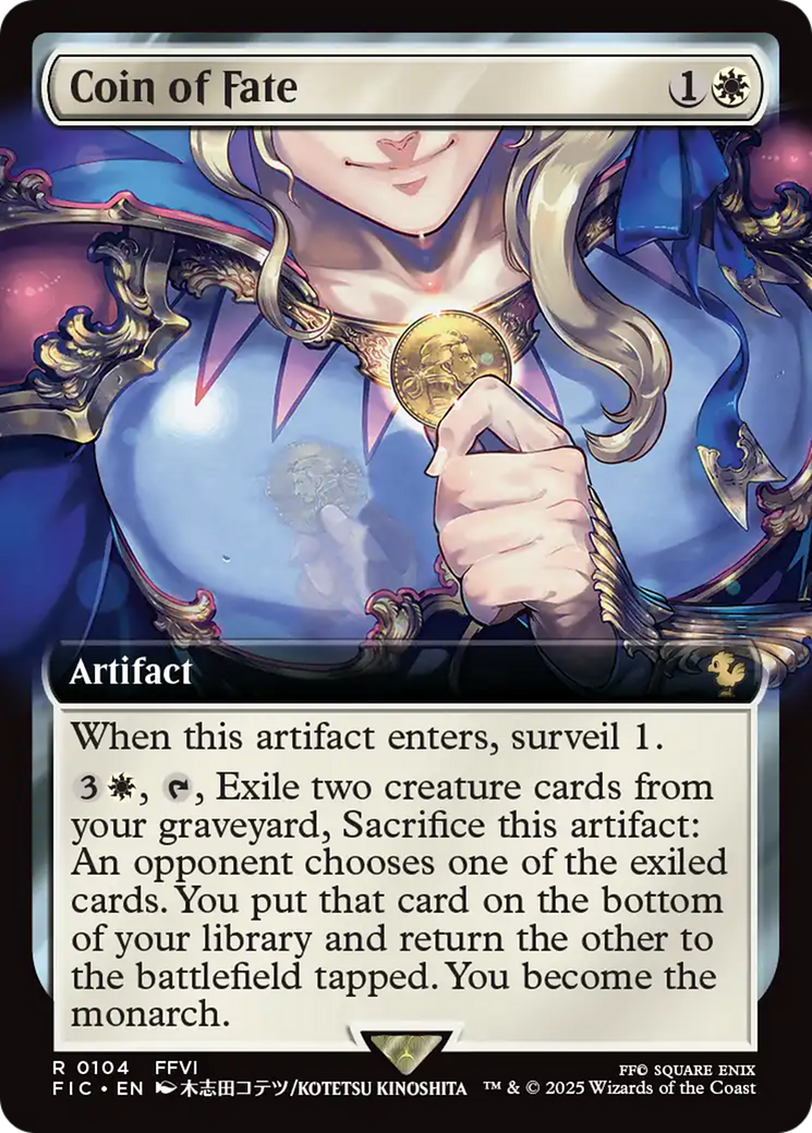 Coin of Fate (Extended Art) [FINAL FANTASY Commander] | Black Swamp Games