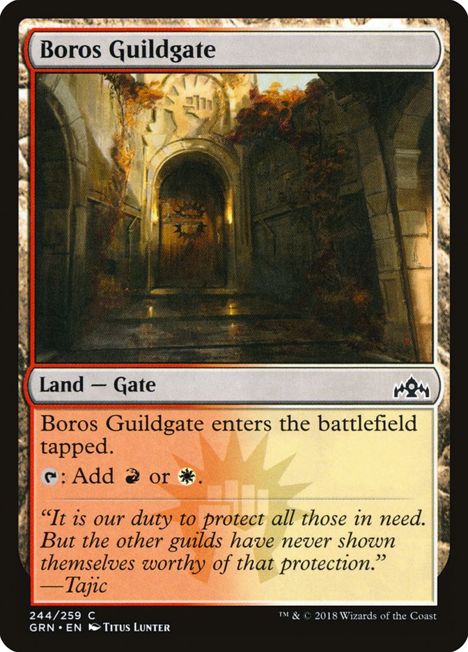 Boros Guildgate (244/259) [Guilds of Ravnica] | Black Swamp Games