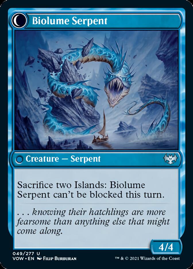 Biolume Egg // Biolume Serpent [Innistrad: Crimson Vow] | Black Swamp Games