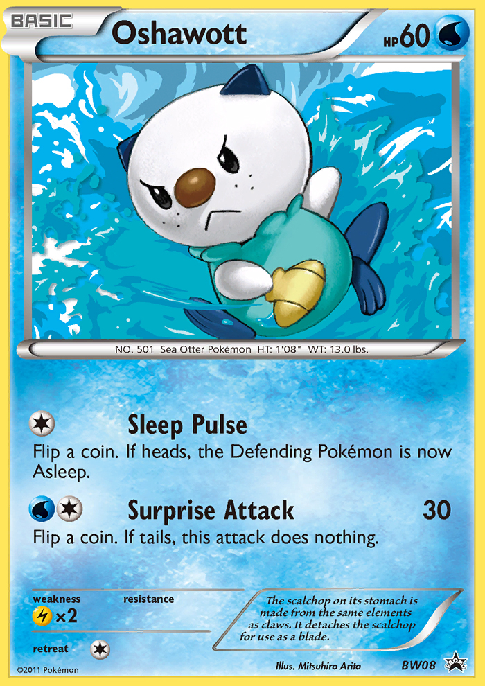 Oshawott (BW08) [Black & White: Black Star Promos] | Black Swamp Games