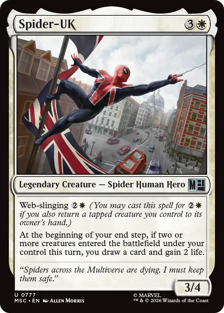 Spider-UK [Marvel Super Heroes Commander] | Black Swamp Games