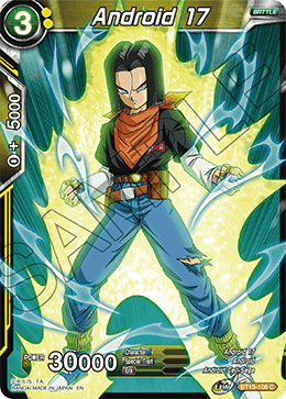 Android 17 (Common) (BT13-108) [Supreme Rivalry] | Black Swamp Games