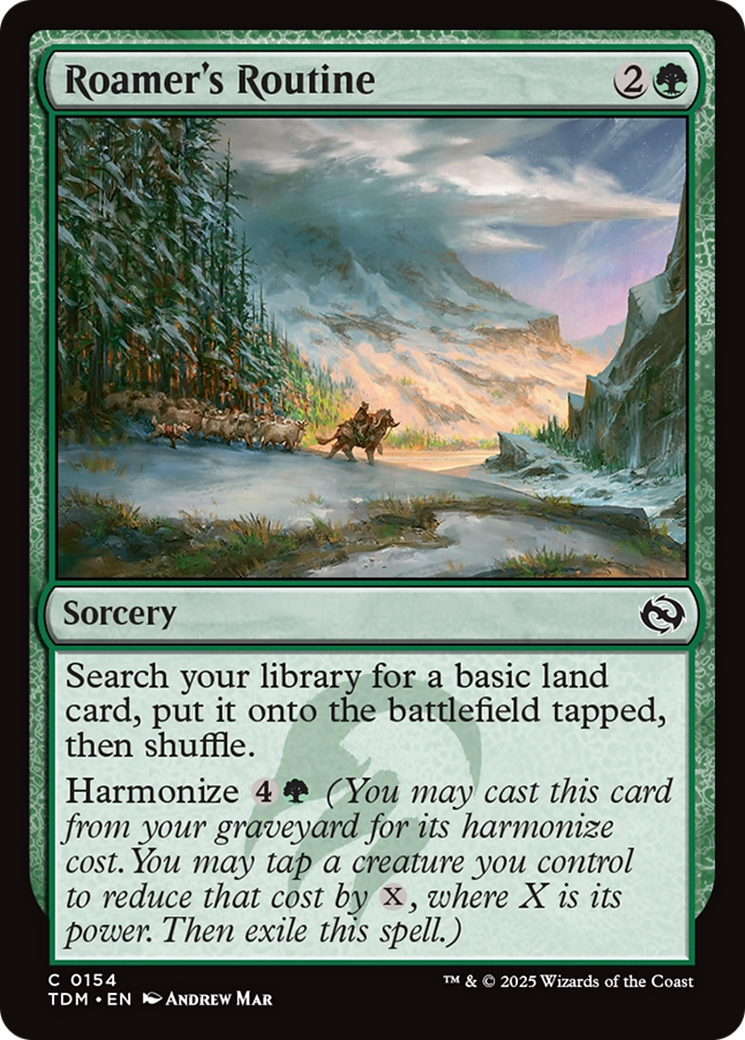 Roamer's Routine [Tarkir: Dragonstorm] | Black Swamp Games