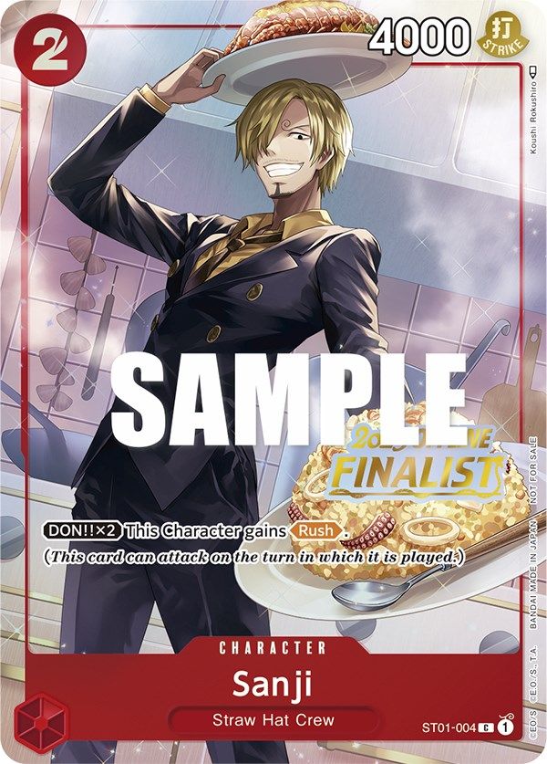 Sanji (Offline Regional 2023) [Finalist] [One Piece Promotion Cards] | Black Swamp Games