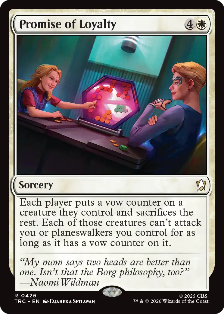 Promise of Loyalty (Surge Foil) [Star Trek Commander] | Black Swamp Games